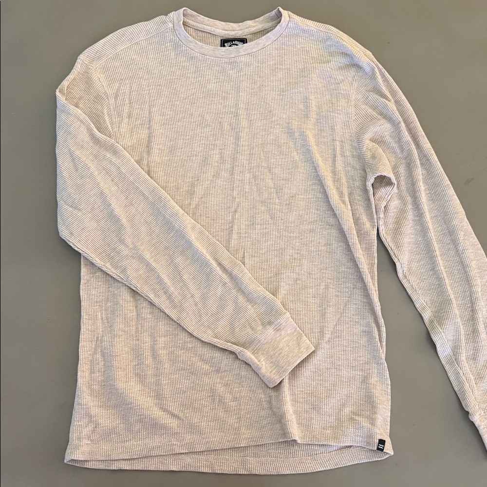 Billabong Men’s Cream Long Sleeve Shirt